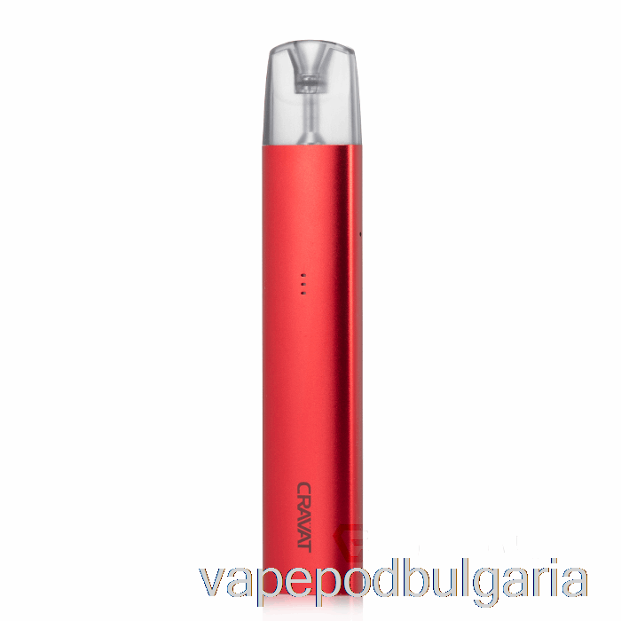 Vape 10000 Дръпки Uwell Cravat Pod Kit Red